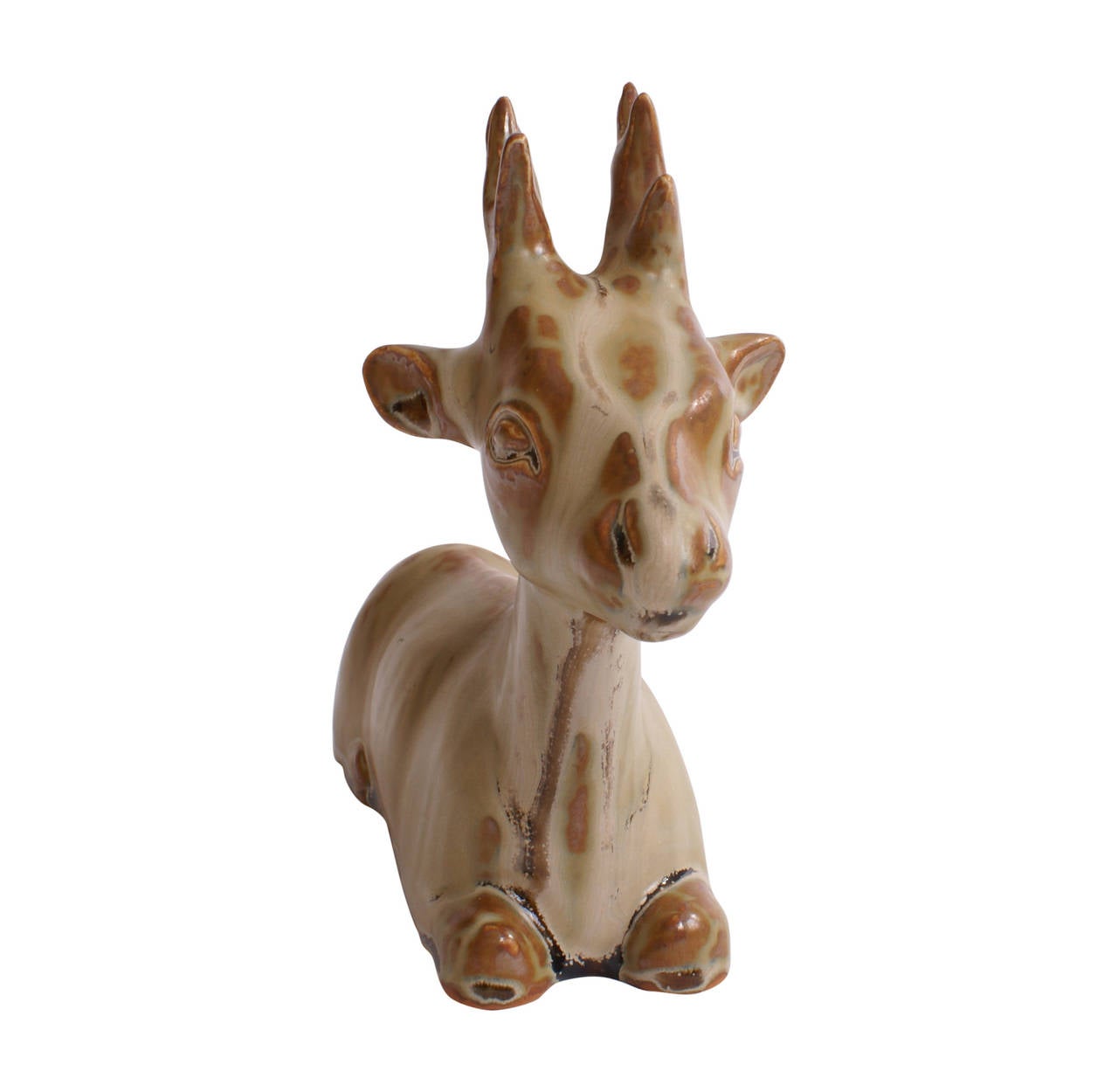 Axel Salto Deer Sculpture for Royal Copenhagem For Sale 1