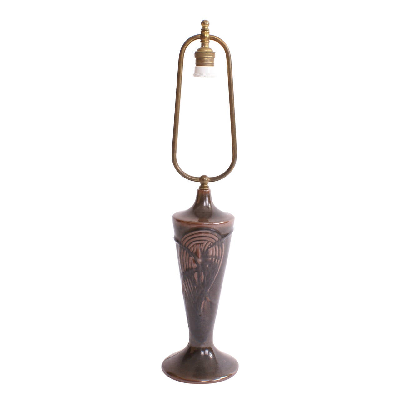 Axel Salto Stoneware Table Lamp for Royal Copenhagen For Sale 1