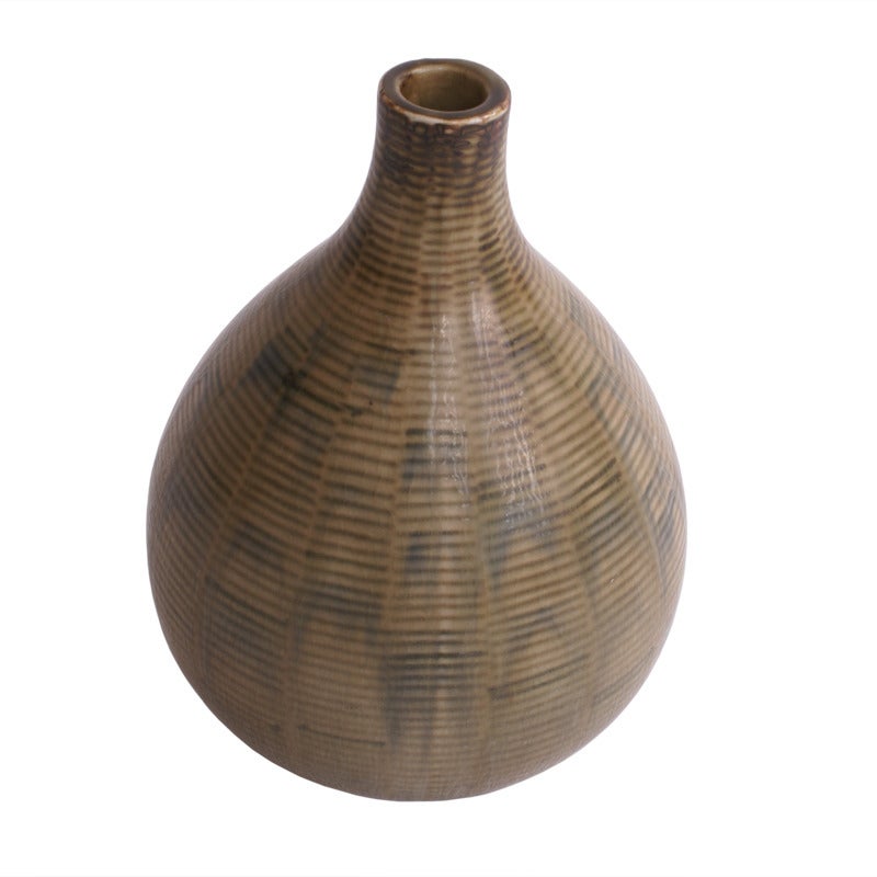 Axel Salto Stoneware Vase for Royal Copenhagen For Sale 2