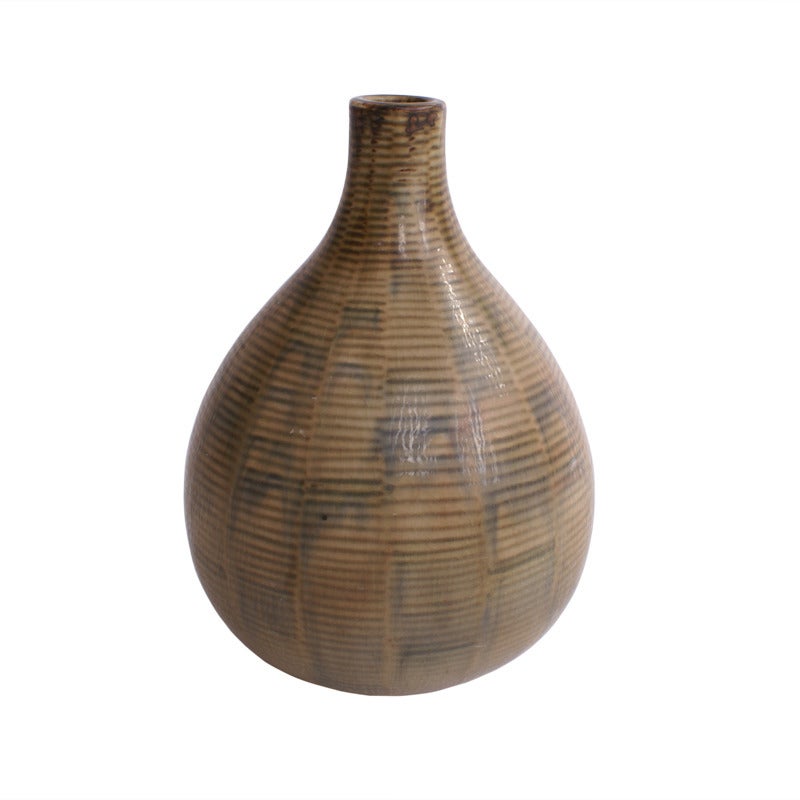 Axel Salto Stoneware Vase for Royal Copenhagen For Sale 3