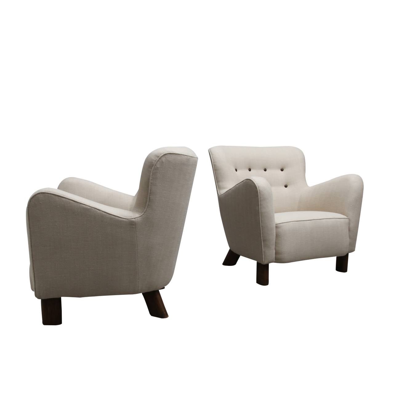 Pair of Fritz Hansen Easy Chairs, Model 1669 In Excellent Condition For Sale In Copenhagen, DK