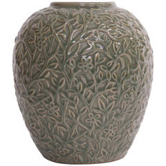 Axel Salto Large Vase Decorated with Branches for Royal Copenhagen 7