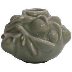 Axel Salto Vase for Royal Copenhagen in Celadon Glaze 8