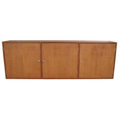 Poul Kjaerholm Wall-Hanging Cabinet in Oregon Pine for EKC