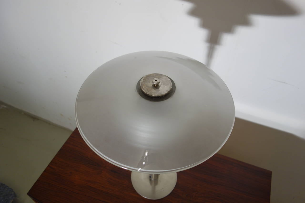 Plated Poul Henningsen PH 4/3 Desk Lamp