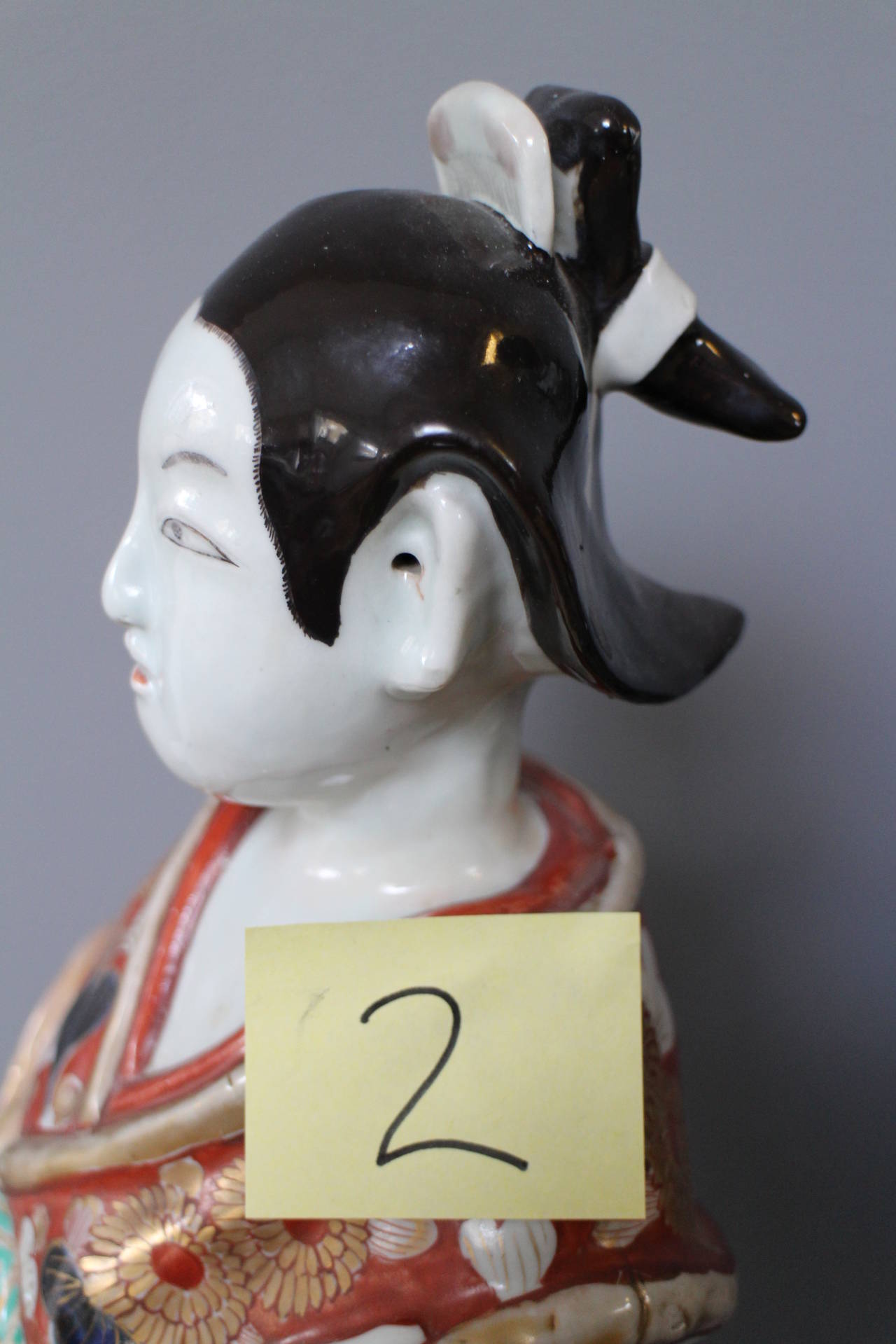 Collection of Eight Early Japanese Arita, Imari, Bijin Figures For Sale 2