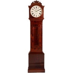 Mahogany Cased Irish Longcase Clock by Ralph Walsh, Dublin, circa 1860