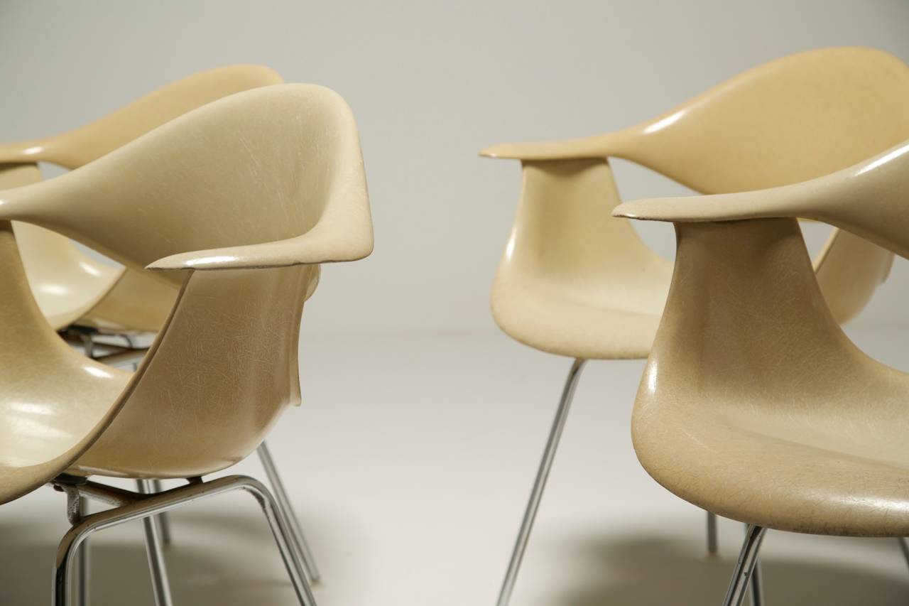 Mid-20th Century Set of Four George Nelson DAF Chairs