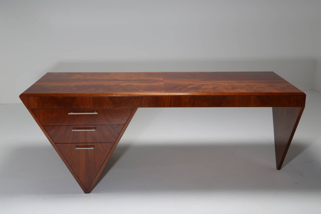 A Mahogany desk by Klaus Wettergren at 1stDibs 1980s desk, mahogony desk