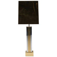Monumental Curtis Brass Table Lamp