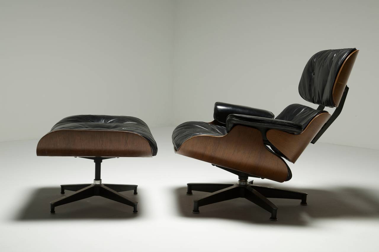 mid century eames lounge chair