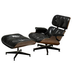 Mid-century Eames Lounge Chair and Ottoman
