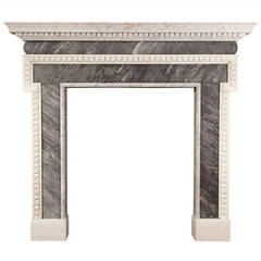 Antique Mantel from the George II Period in the Manner of Batty Langley