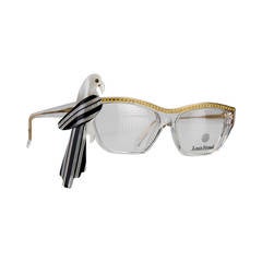 Louis Feraud Yellow & Black Parrot Frames for Glasses & Sunglasses 1