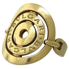 Bulgari Astrale Shield Gold Ring