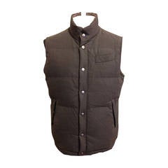 Used Brunello Cucinelli Grey Puffy Vest