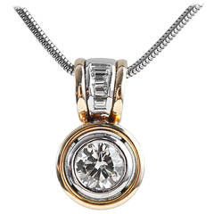 2.38 Carat Diamond Solitaire Pendant 3