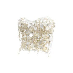 Dolce and Gabbana Beaded Shell Bustier