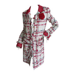 Chanel Fringed Fantasy Tweed Belted Coat