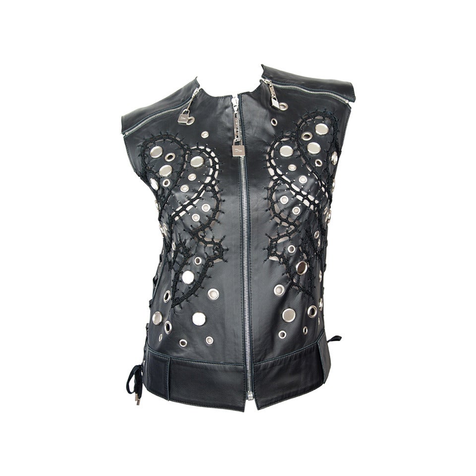 Christian Dior Leather Vest