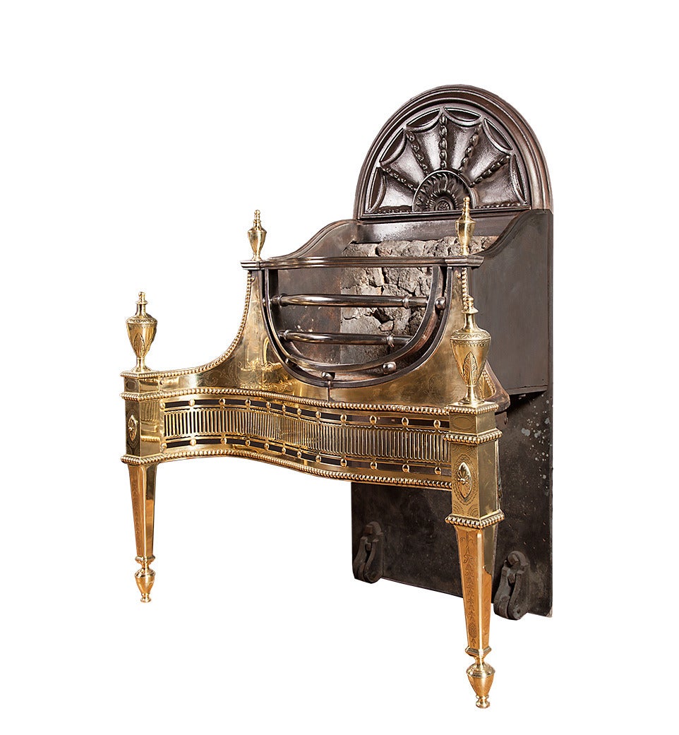 Neoclassical Fire Basket