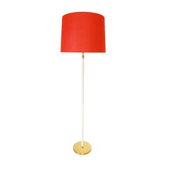 Kalmar Floor Lamp, Brass Height Adjustable "Telescope", 1960s 11