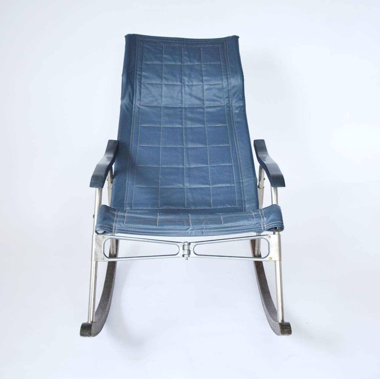 Rocking Chair, Foldable, 1970s In Good Condition In Hausmannstätten, AT