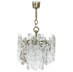 Kalmar Ice Glass Chandelier