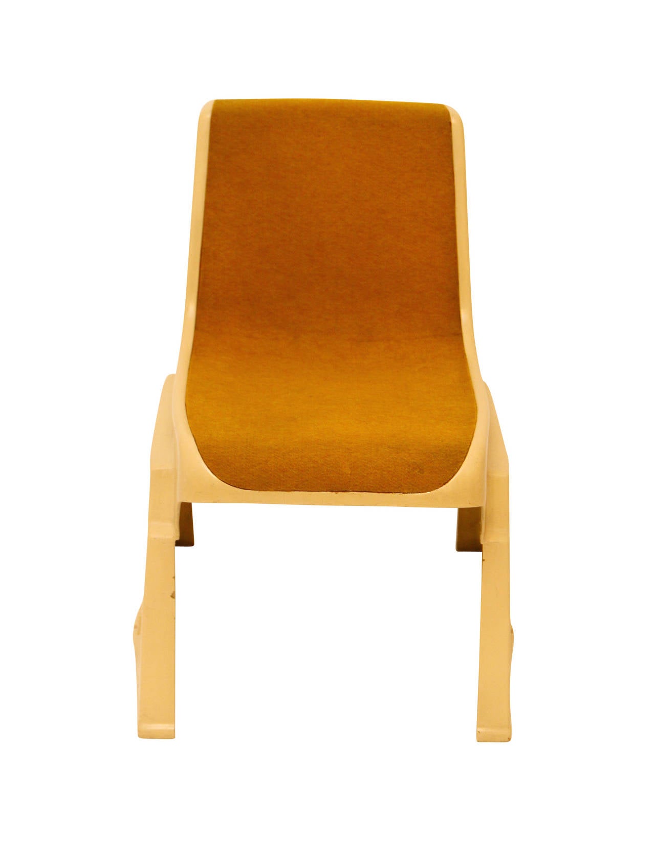 Fiberglass Up to 8 Very Rare Brutalist Austrian Stacking Chairs, 1970s For Sale