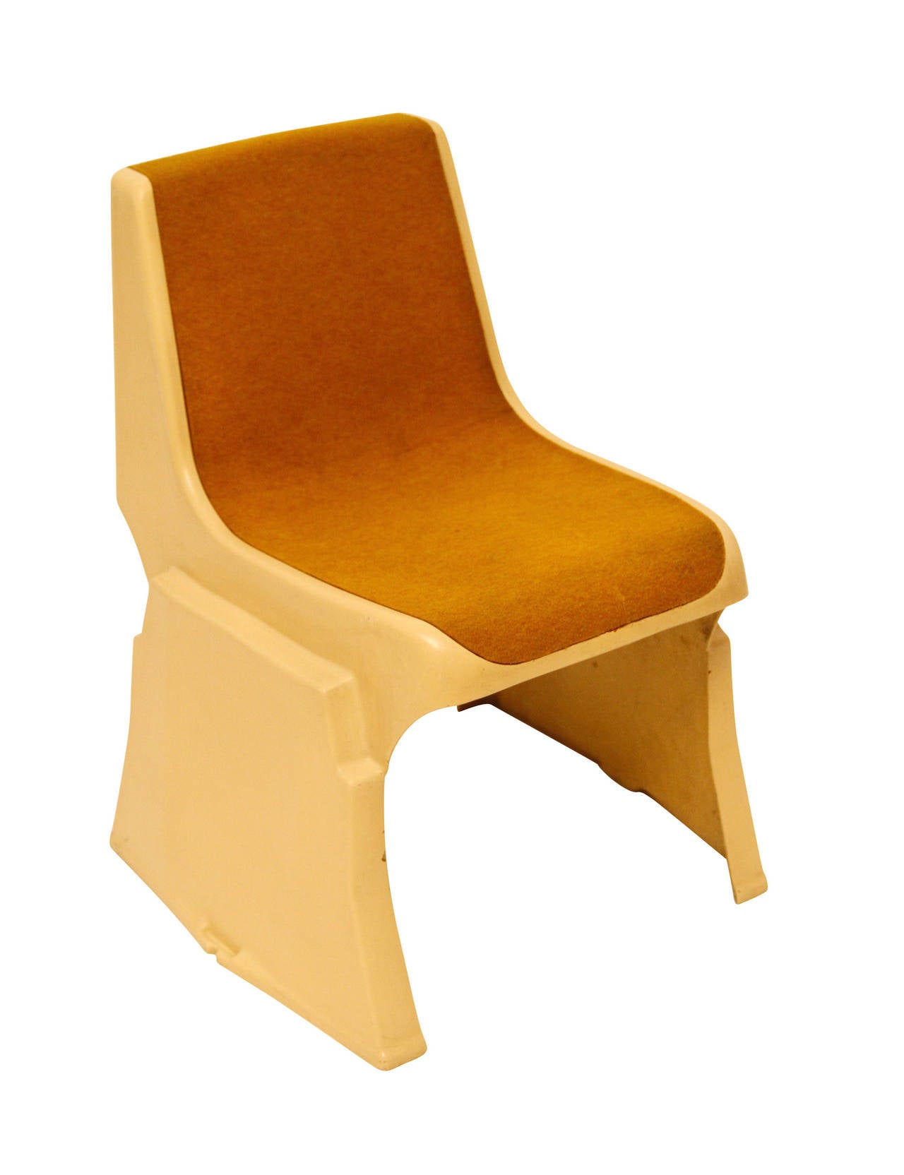 Autrichien jusqu'à 8 chaises empilables autrichiennes brutalistes très rares, années 1970 en vente