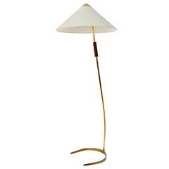 Austrian Brass Floor Lamp, 1950s