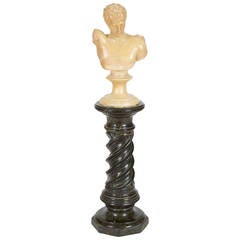 Antique Italian World Tour Bust of David