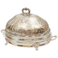1880s Meat Platter with Dome