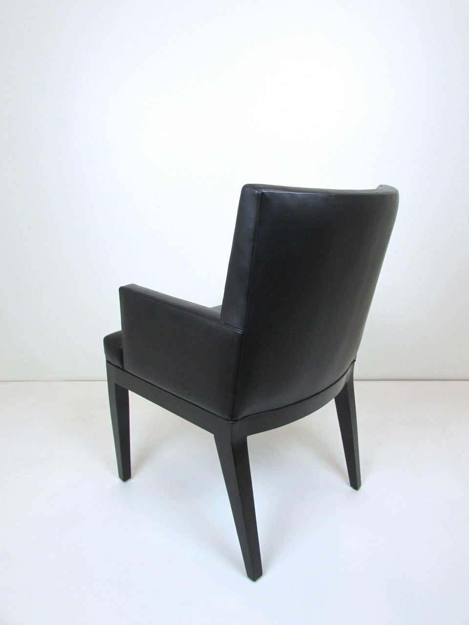 Contemporary Set of Six A. Rudin Dining Chairs