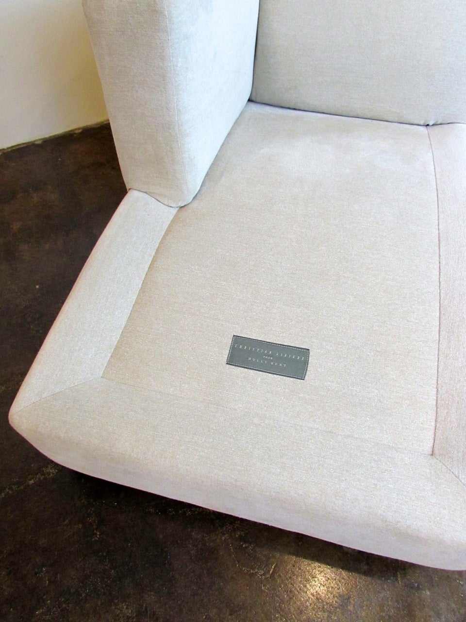 Christian Liaigre for Holly Hunt Brousse Chaise In Excellent Condition In Dallas, TX