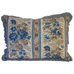 19th Century French Fabric Pillow