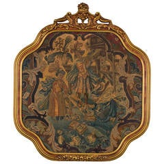 Antique 18th Century Framed Tapestry