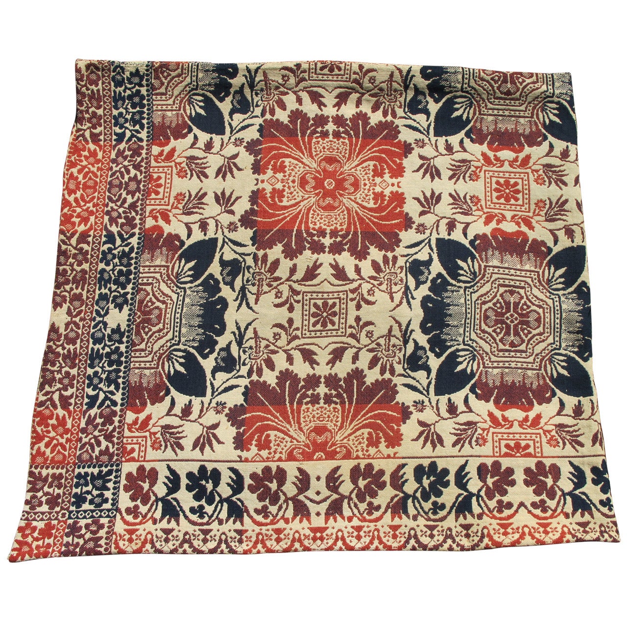 19th Century American Coverlet For Sale