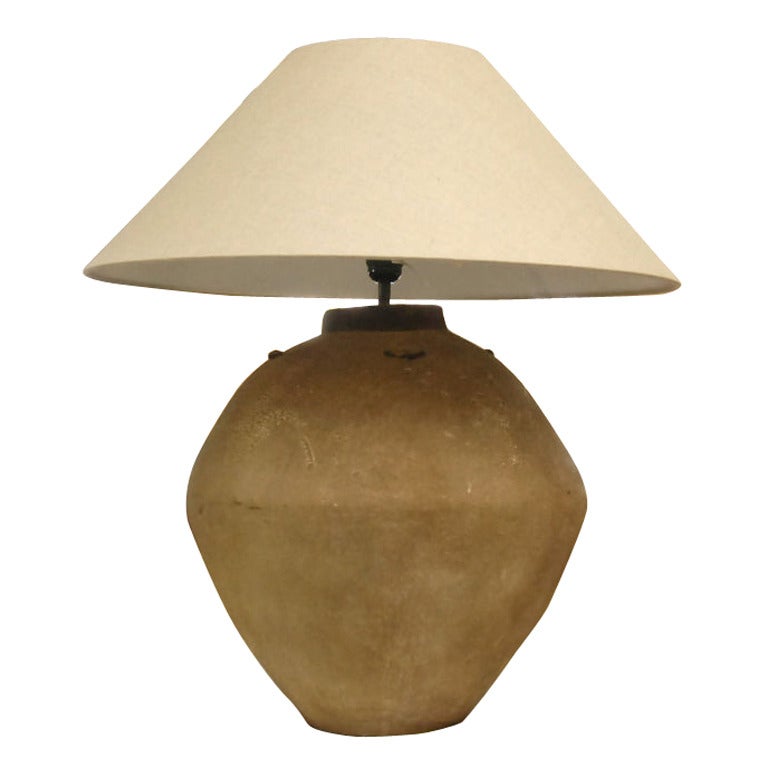 Terracotta Pottery Lamp