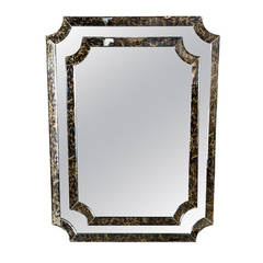 Vintage Mirror Framed Mirror by New Era Glass
