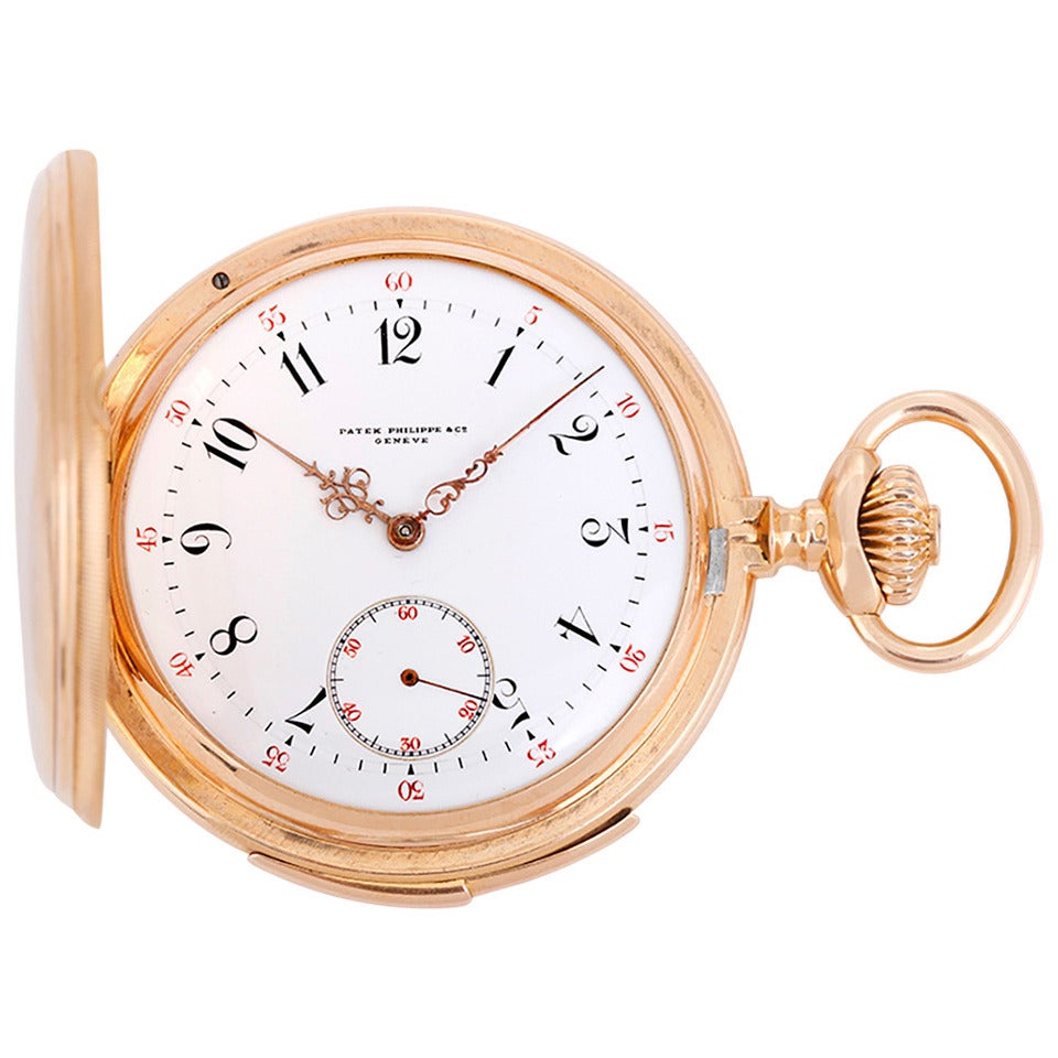 Patek Philippe Minute Repeater Hunting Case Pocket Watch