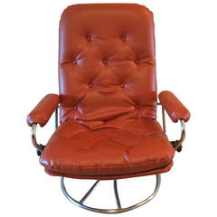 Vintage Stressless style recliner by Charlton