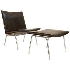 Hans Wegner Airport Lounge Chair and Ottoman "SATURDAY SALE"