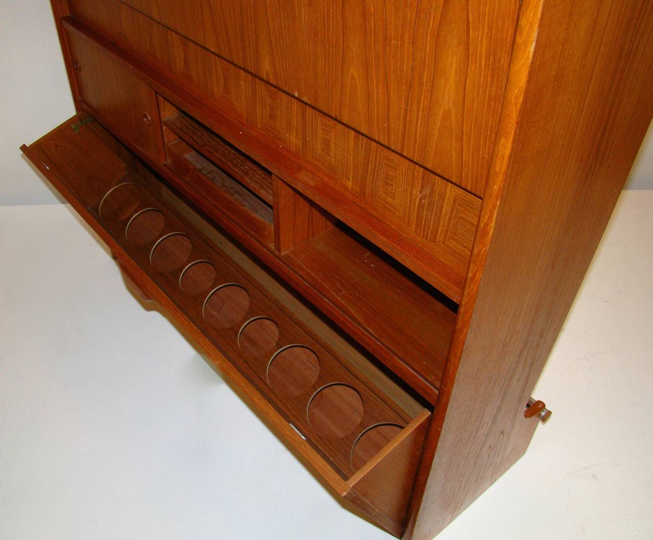 Danish Teak Standing Bar by Johannes Andersen