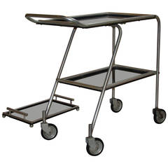 Early DC-3 Serving Cart with Lift Off Tray