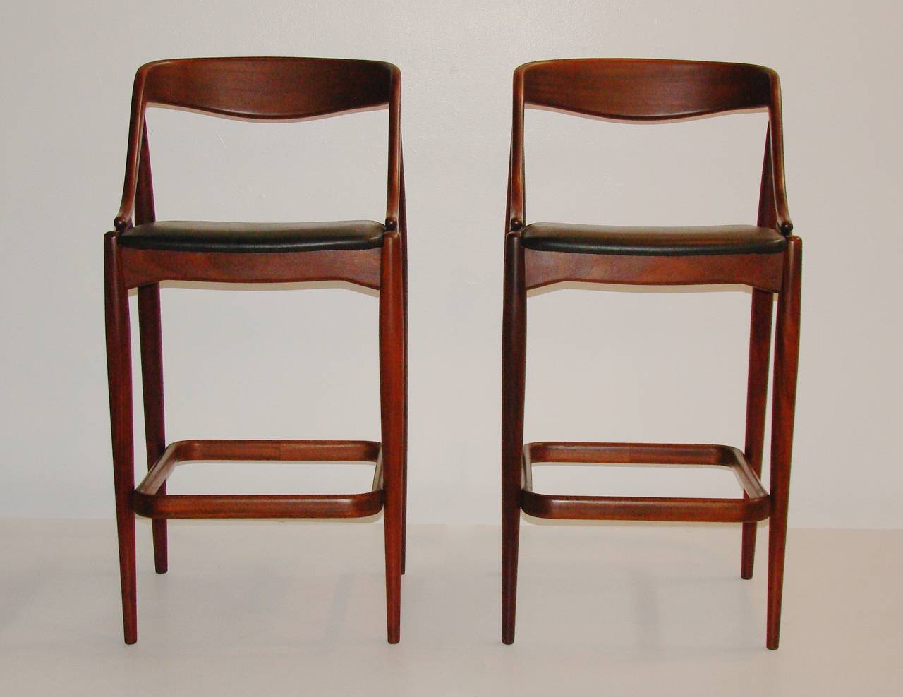 Modern Pair of Johannes Andersen for Moreddi  Bar Stools