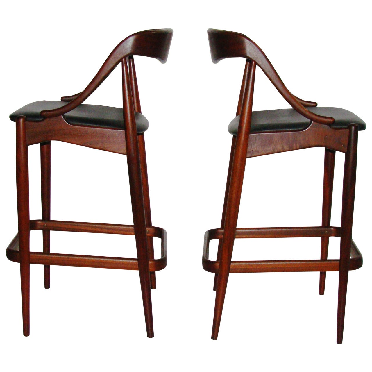 Pair of Johannes Andersen for Moreddi  Bar Stools