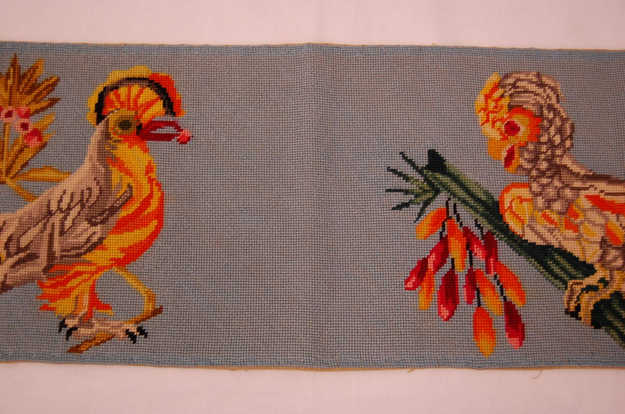 American Needlepoint Pillow Covers of Two Birds