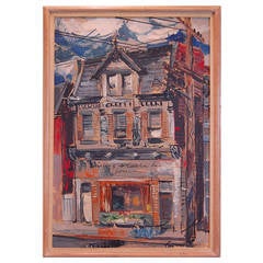 Original Fay Moore Painting, Pittsburgh 12