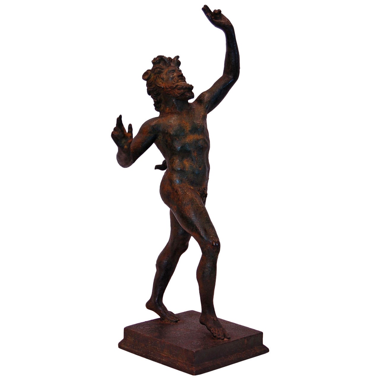 19th Century Bronze of Dancing Faun, J. Chiurazzi & Fils', Naples